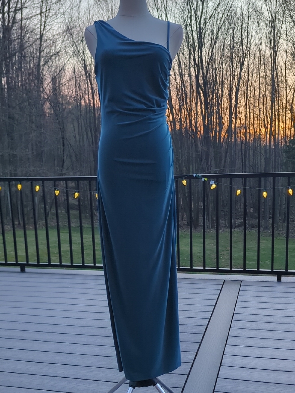 The Drop Women's Long Slip Dress Lupita NWT Small - Picture 3 of 14